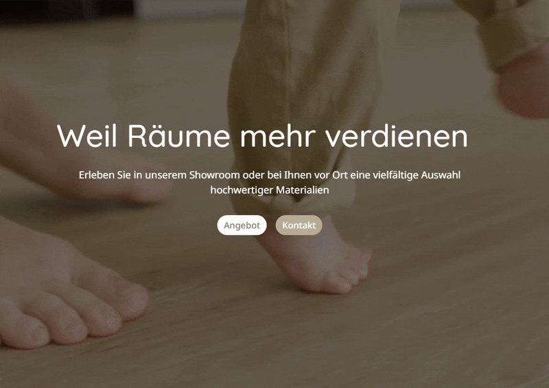 Gasser Parkett Website Animation